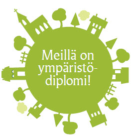 Meillä on ympäristödiplomi